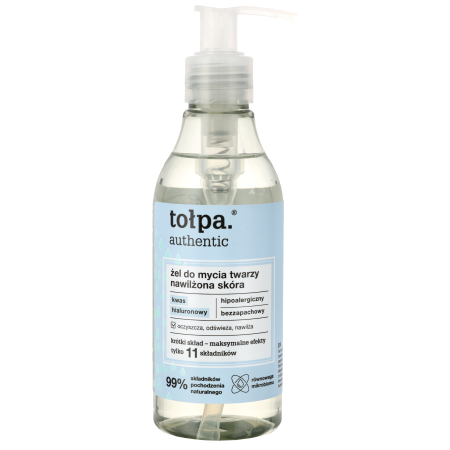 Tołpa Authentic Face wash gel moisturized skin